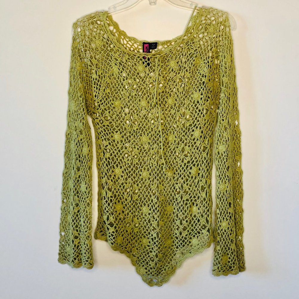 Vintage Cottagecore Crochet Top